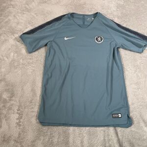 Chelsea FC Nike Dri-Fit Training Jersey Breathe Squad Youth XL Teal‎
